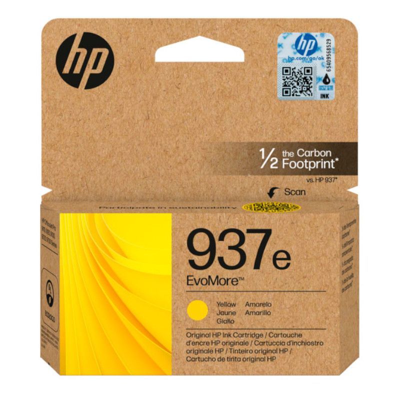 Cartucho  Original HP 937e Amarillo - 4S6W8NE