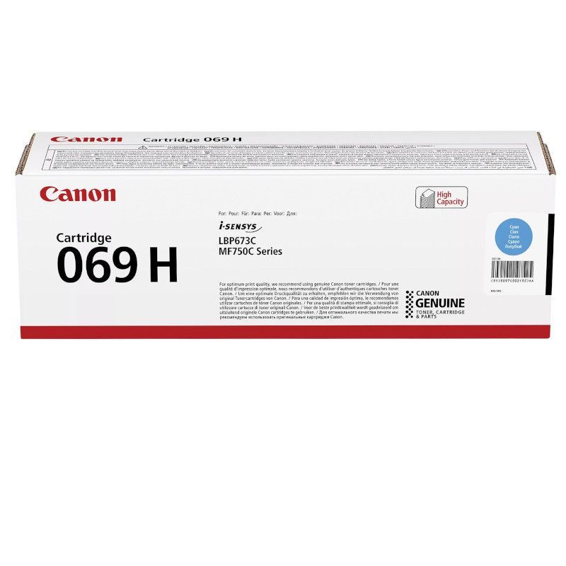 Toner Original CANON 069H Cian - 5097C002