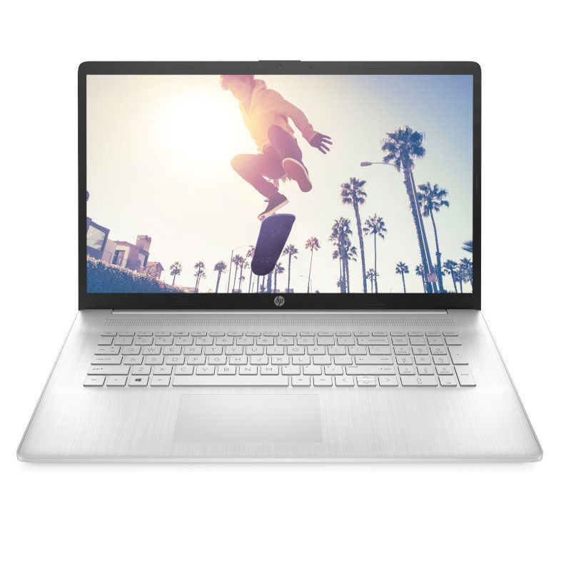 Portátil HP 17-CN0014NS - i3-1115G4 · 17.3" FHD · 8GB · 512GB SSD · Win11 · Plata