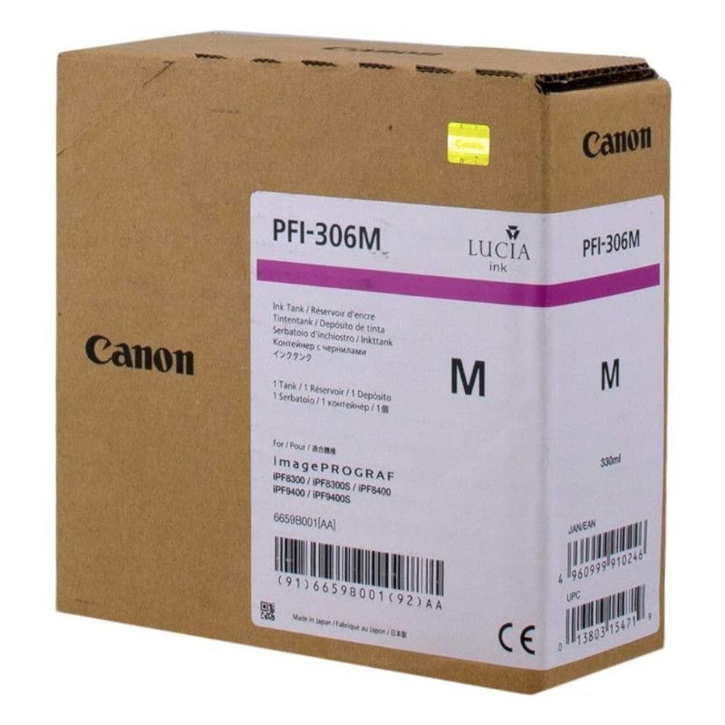 Cartucho  Original CANON PFI-306M Magenta - 6659B001