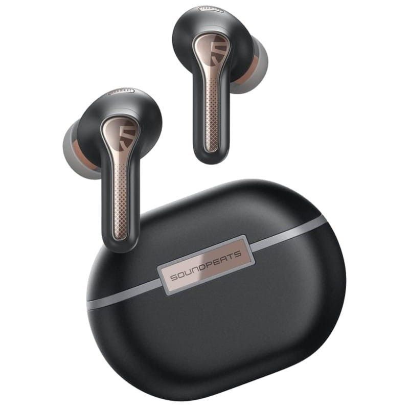 Auriculares Inalámbricos SOUNDPEATS Capsule3 Pro - BT 5,3 · Micrófono · Cancelación de Ruido · Estuche de Carga · Negro