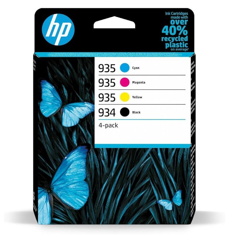 Pack 4 Cartuchos Originales HP 934/935 BK+C+M+Y - 6ZC72AE