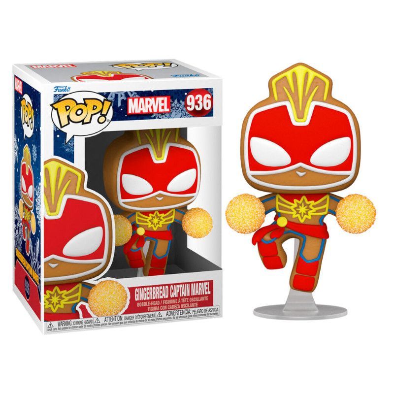 FUNKO POP Capitana Marvel Galleta de Jengibre 936 - Marvel - 889698506618