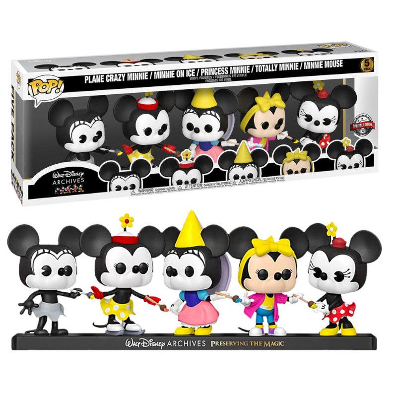 Pack 5 FUNKO POP Minnie Mouse Edición Especial - 889698580847