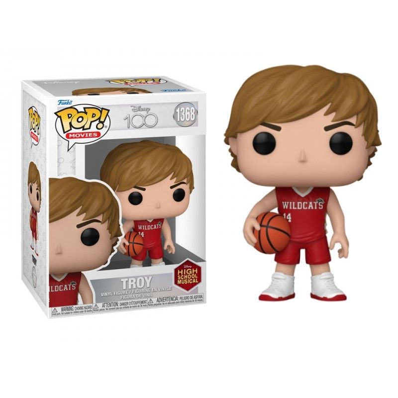 FUNKO POP Troy 1368 - High School Musical Disney 100 - 889698679923