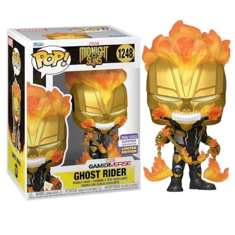 FUNKO POP El Fantastma Motorista 1248 - Midnight Suns Edición Limitada - 889698714327