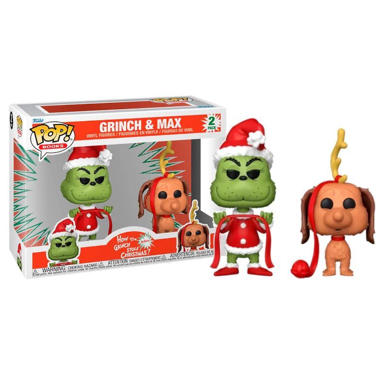 Pack 2 FUNKO POP Grinch y Max - El Grinch - 889698725057