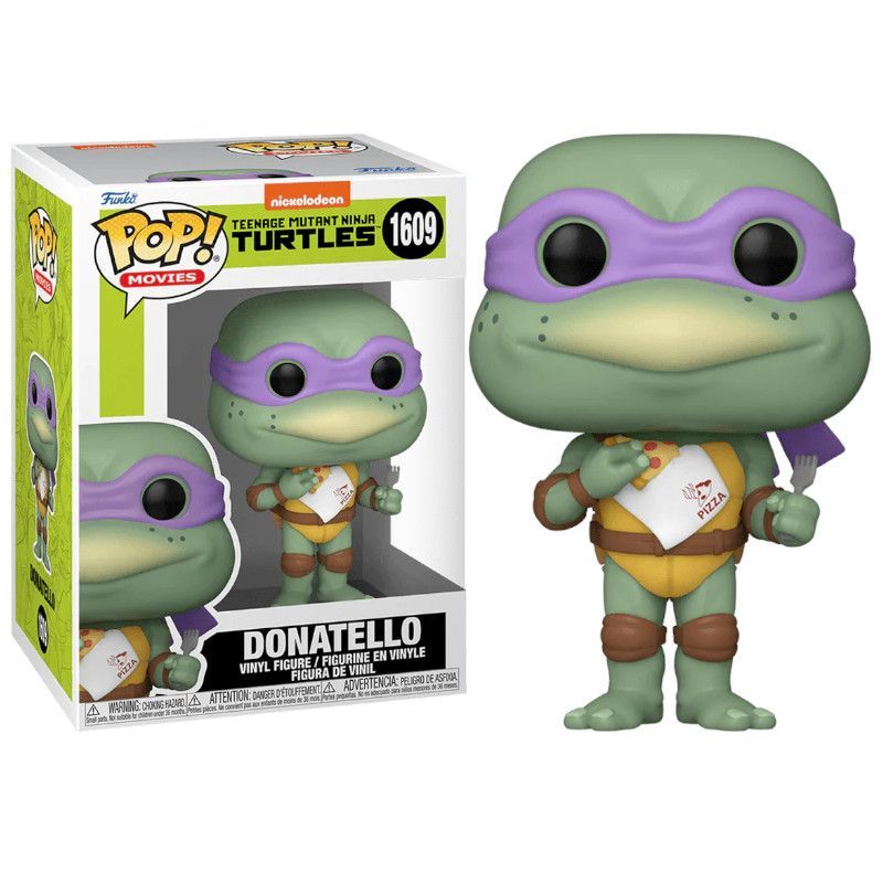 FUNKO POP Donatello con Pizza 1609 - Las Tortugas Ninja - 889698760454