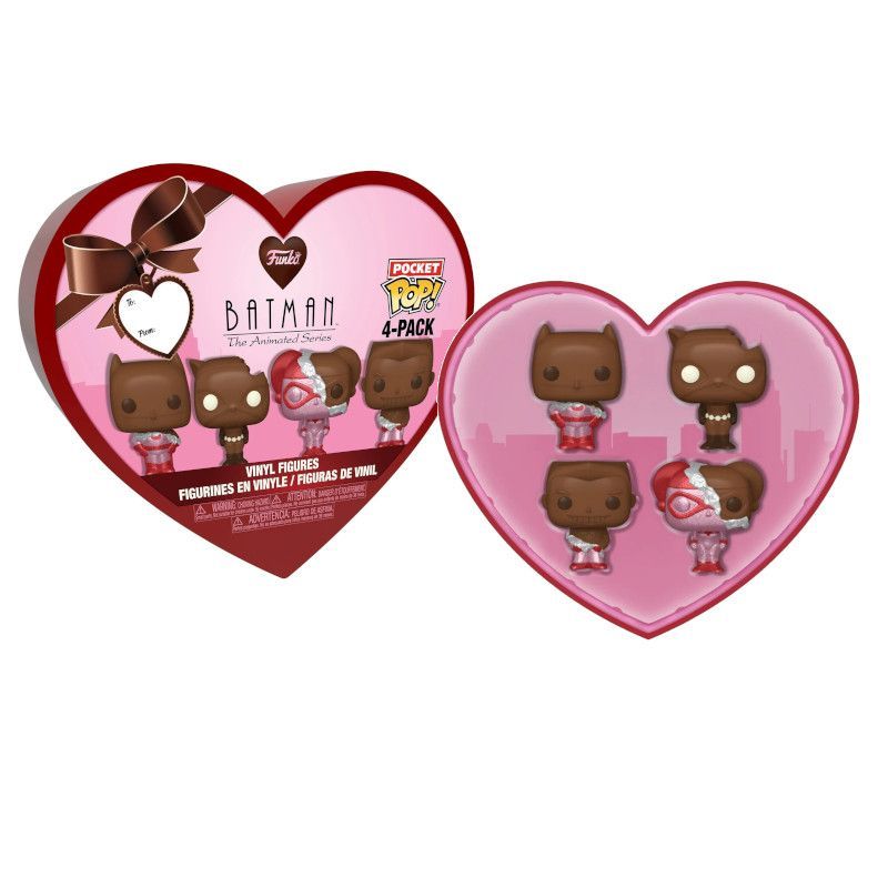 Pack 4 POCKET POP Batman - San Valentín - 889698762243