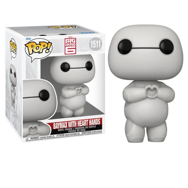 FUNKO POP Baymax con Manos de Corazón 1511 - Big Hero 6 15cm - 889698802116