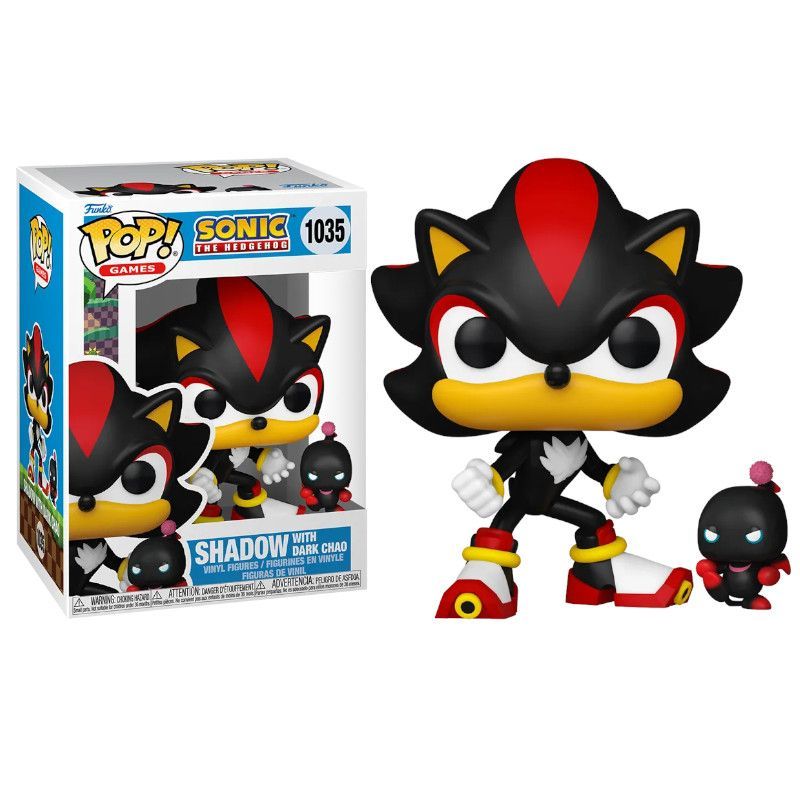 FUNKO POP Shadow con Chao Negro 1035 - Sonic - 889698803083