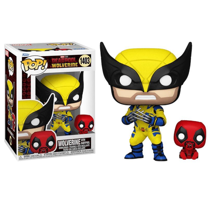 FUNKO POP Wolverine con Deadpool Bebé 1403 - Deadpool y Wolverine - 889698823821