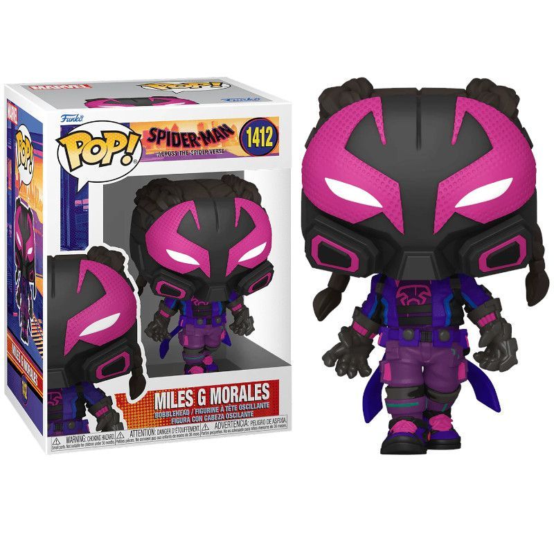 FUNKO POP Miles G Morales 1412 - Spider-Man - 889698826501