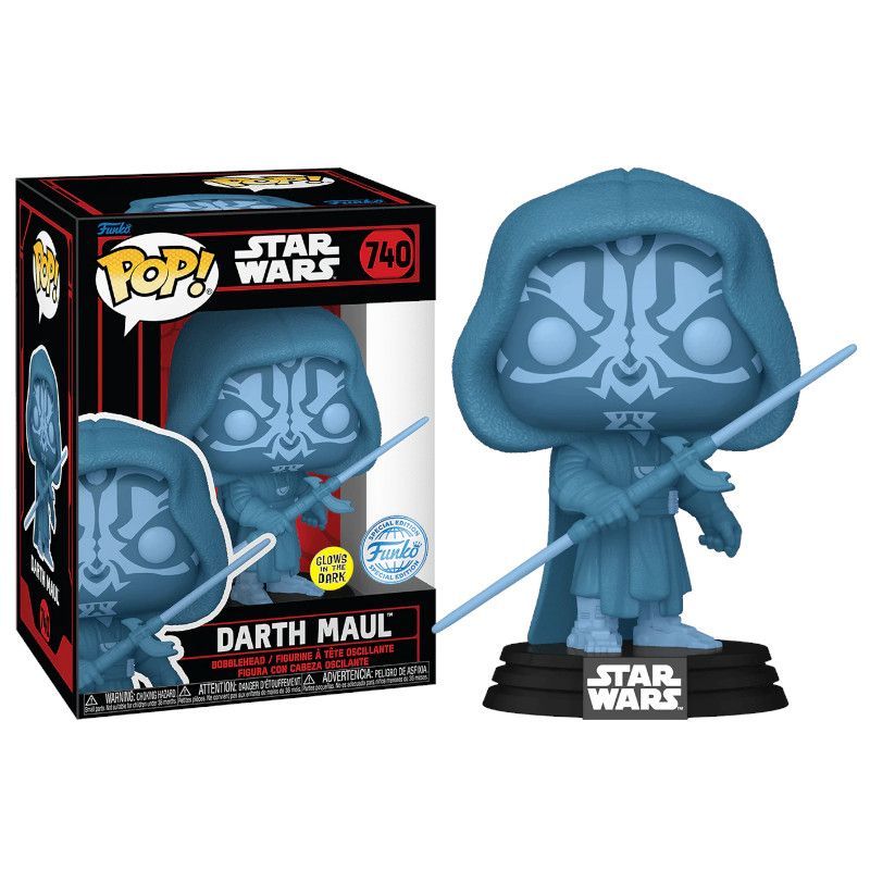 FUNKO POP Darth Maul 740 - Star Wars Edición Especial Brillante en la Oscuridad - 889698827713