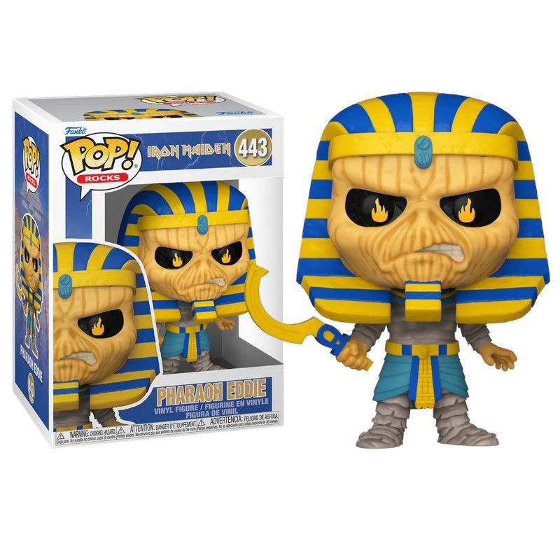 FUNKO POP Faraón Eddie 443 - Iron Maiden - 889698840224