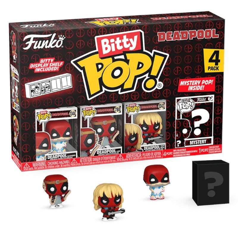 BITTY POP Deadpool - 4 Figuras - 889698849623