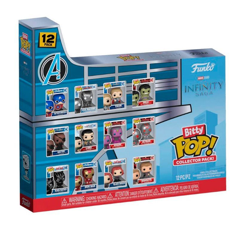 BITTY POP Marvel - 12 Figuras - 889698859240