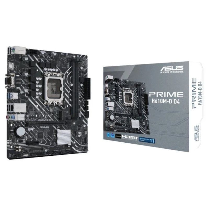 Placa Base ASUS Prime B610M-D - Socket 1700 · DDR4 · MicroATX