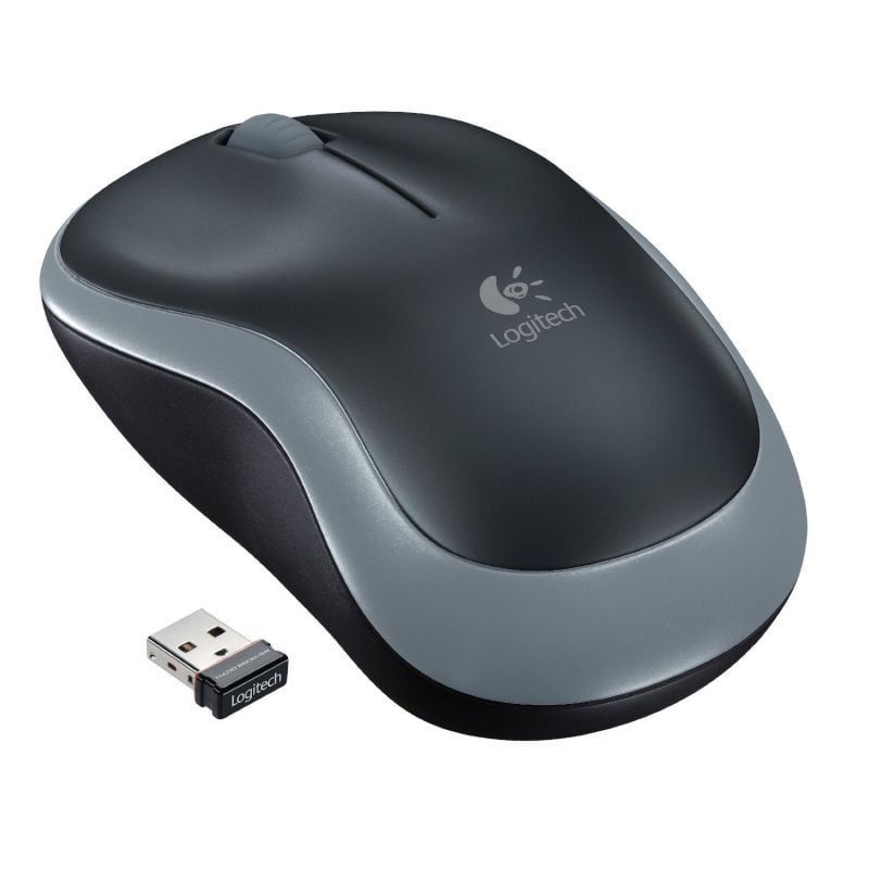 Ratón Inalámbrico LOGITECH M185 910-002238 - USB · 100DPI · Gris