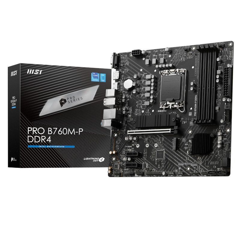 Placa Base MSI Pro B760M-P - Socket AM5 · DDR5 · MicroATX