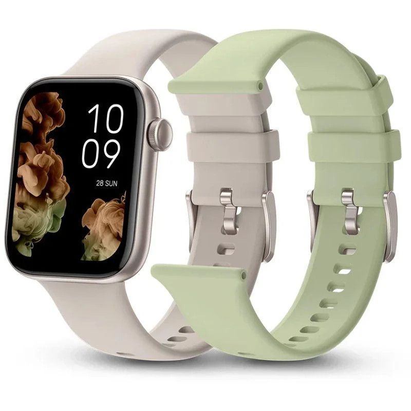 Smartwatch SPC Smartee Duo 2 9650B - 1.78" · 5ATM · BT. 5.0 · Bat. 250mAh · GPS · Beige/Verde