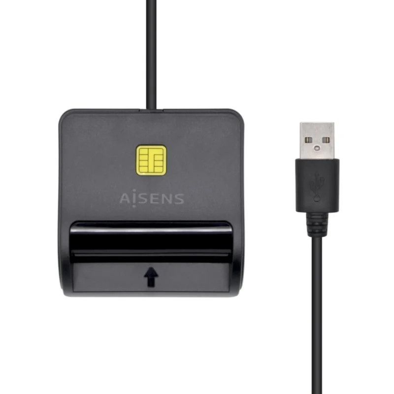 Lector  de Tarjetas Externo AISENS ASCR-SN02SD-BK - USB 2.0 · SD/Micro SD · Negro