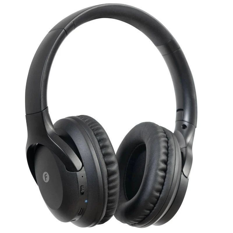 Auriculares Diadema Inalámbricos FONESTAR AURIS-BT - Jack 3.5mm · BT 5.3 · Manos Libres · Bat. 400mAh · Negro