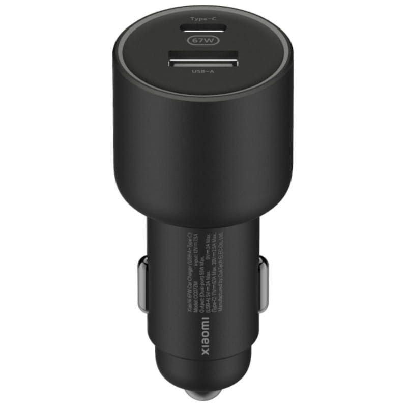 Cargador para Coche XIAOMI Car Charge - 67W · USB Tipo A · USB Tipo C