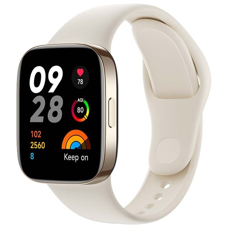 Smartwatch XIAOMI Redmi Watch 3 - 1,75" AMOLED · 5ATM · BT. 5.2 · Bat. 289mAh · GPS · Blanco