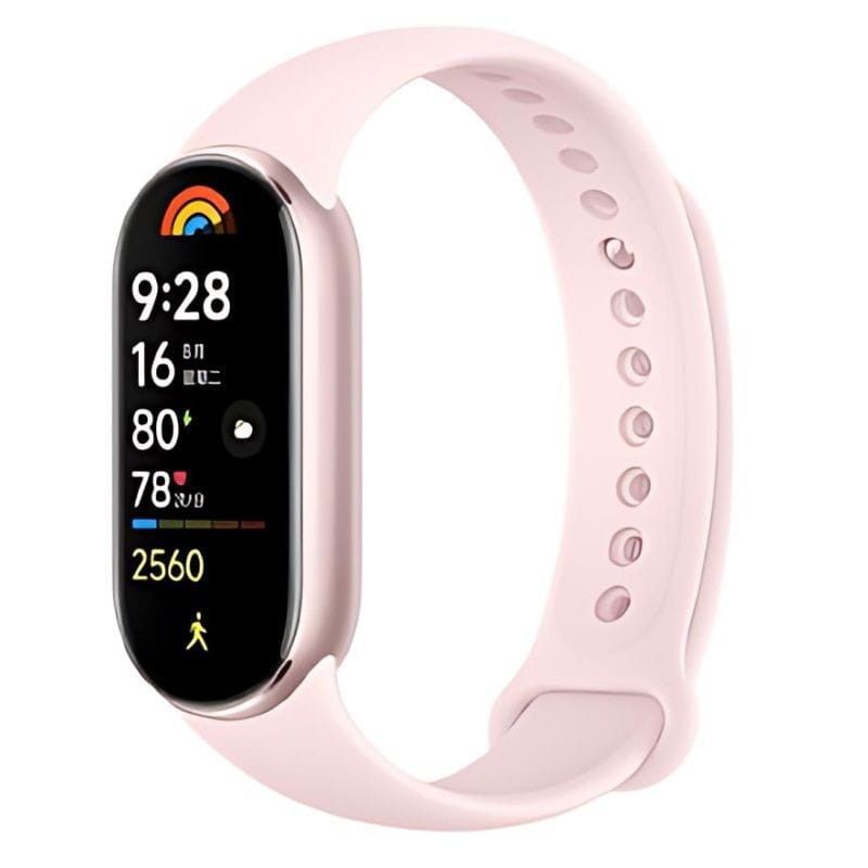 Smartband XIAOMI Band 9 BHR8345GL - 1.62" AMOLED · 5ATM · BT. 5.4 · Frecuencia Cardiaca · Android/iOs · Rosa