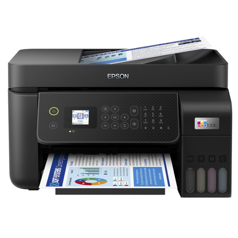 Impresora Multifunción Tinta EPSON Ecotank ET-4800 Color - Dúplex Manual · 33PPM · 5760x1440 · 1200ppp · USB/WiFi/Ethernet - Botella Epson 104