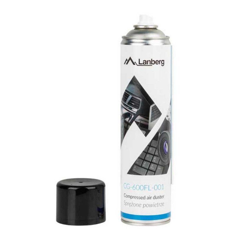 Spray Aire Comprimido para Limpieza LANBERG CG-600FL-001 - 600ml