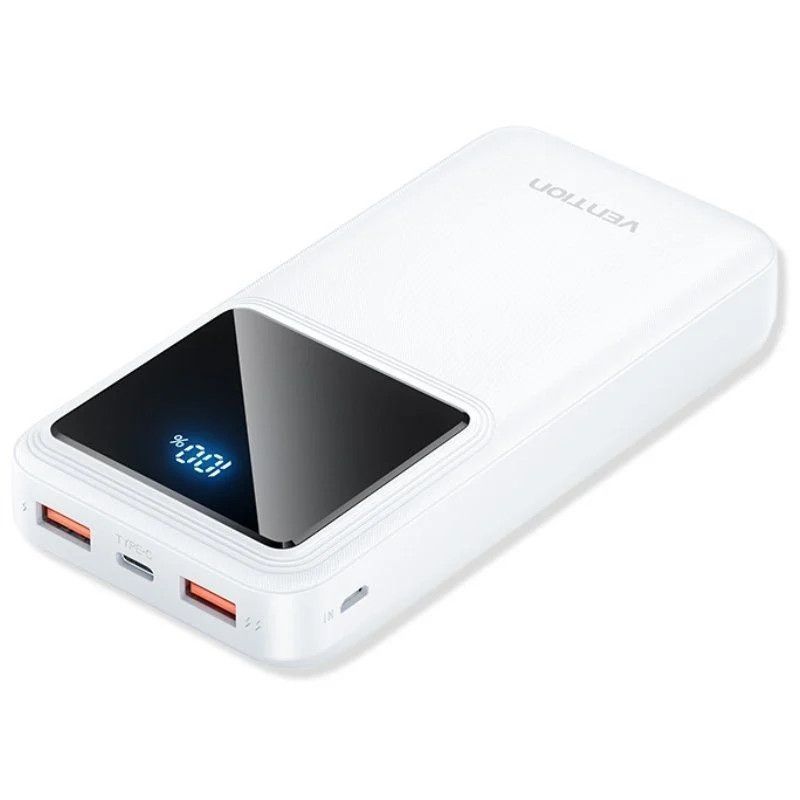 Powerbank VENTION FHLW0 - 20000mAh · 2xUSB · USB Tipo C