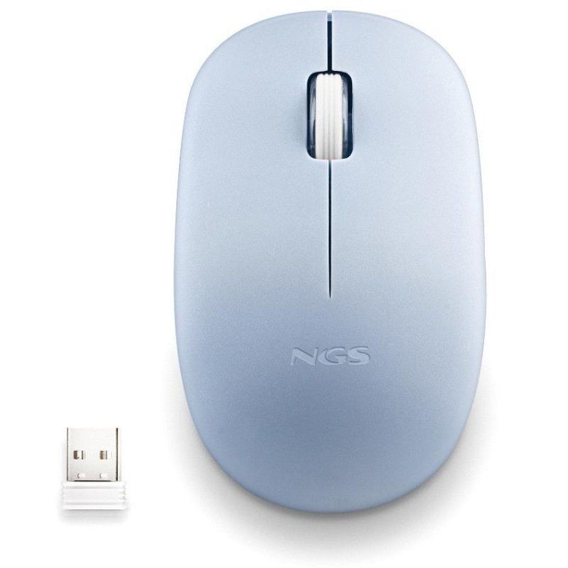 Ratón Inalámbrico NGS Fog Pro FOGPROBLUE - USB · 1000DPI · Azul