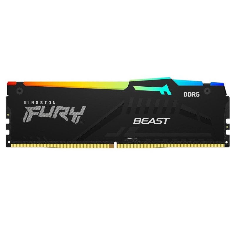 Memoria RAM KINGSTON Fury Beast RGB 32GB DDR5 5600MHz CL40 DIMM - KF556C40BBA-32