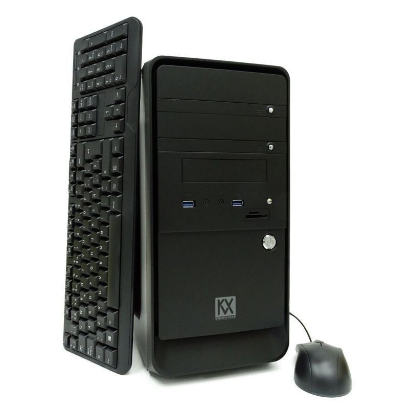 Ordenador Sobremesa KVX Xline 1 KVX-001181 -  3-12100 · 16GB · 512TB SSD · FreeDos · Teclado + Ratón · Negro