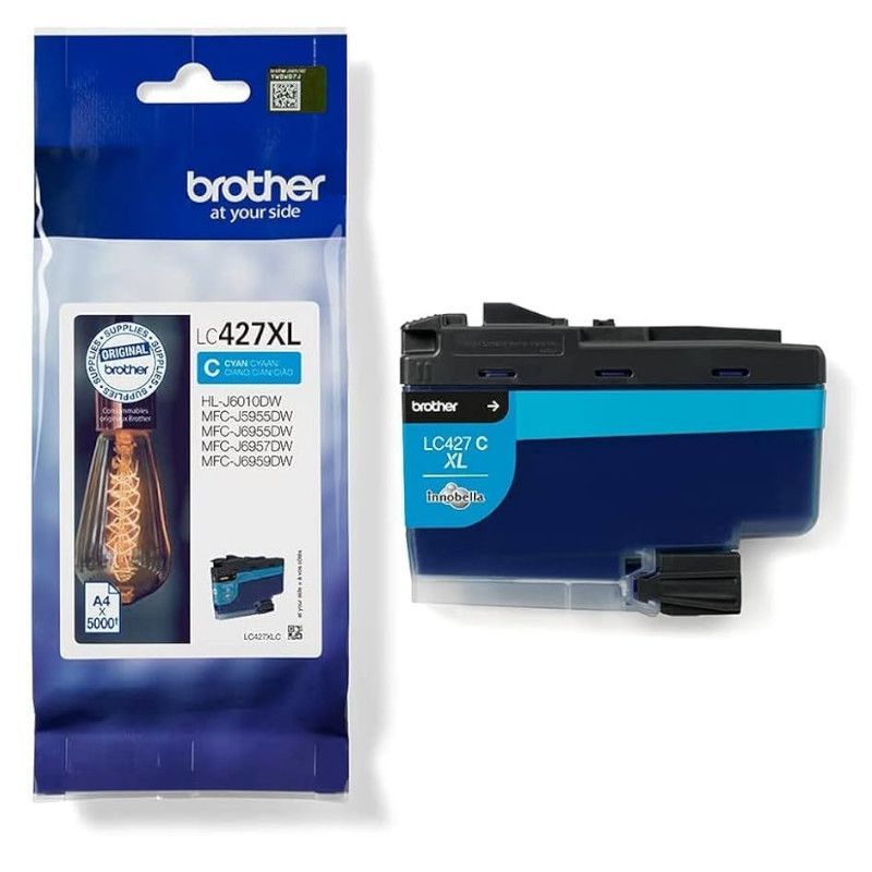 Cartucho  Original BROTHER LC427XL Cian - LC427XLC