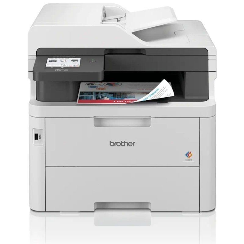 Impresora Multifunción Láser BROTHER MFC-L3760CDW Color - Dúplex · 26PPM · 600x2400 · 1200ppp · USB 2.0/WiFi - Tóner TN248