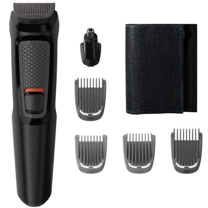 Cortapleos con Bateria PHILIPS Series 3000 - 6 Accesorios · Negro