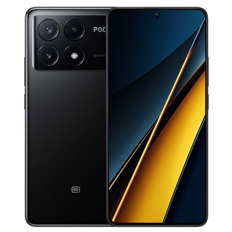 Smartphone XIAOMI Poco X6 Pro - 5G · Octa-Core · 6.67" AMOLED · 12GB · 512GB · Android 13 · Negro