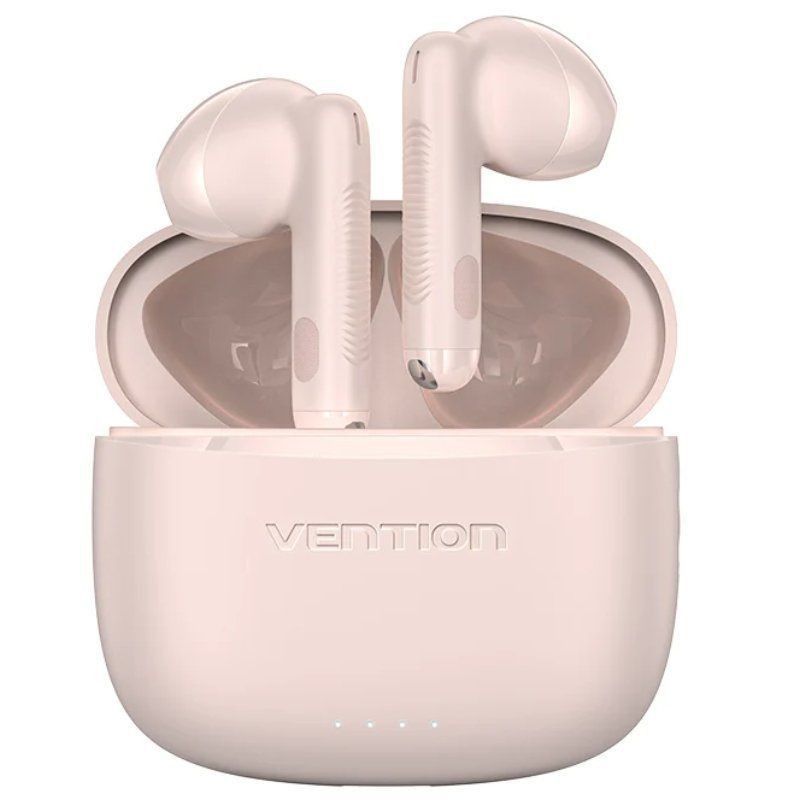 Auriculares Inalámbricos VENTION ELF E03 NBHP0 - BT. 5.3 · Micrófono · Estuche de Carga · Rosa