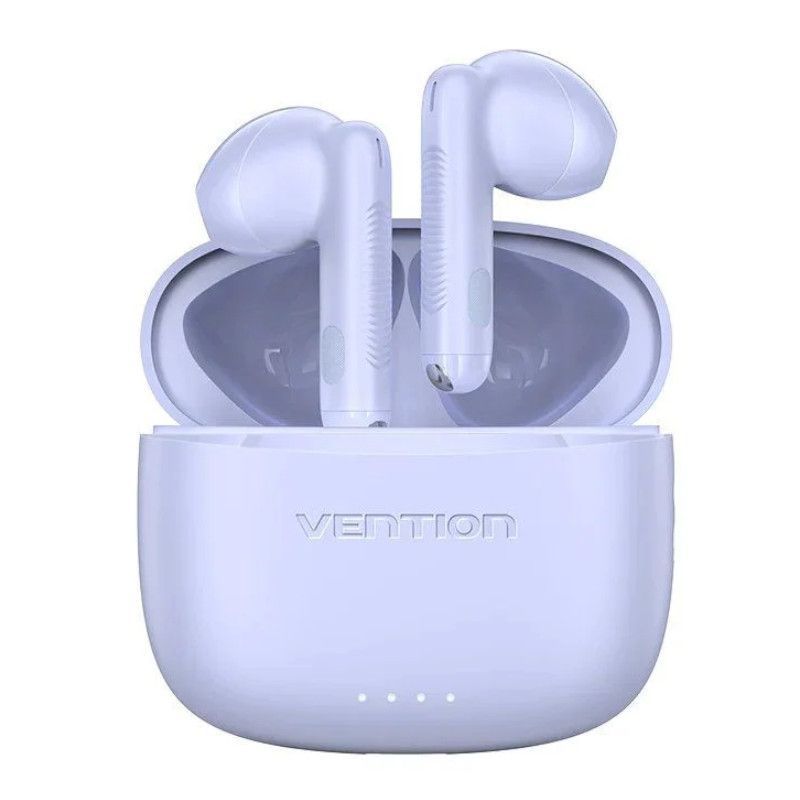 Auriculares Inalámbricos VENTION ELF E03 NBHV0 - BT. 5.3 · Micrófono · Estuche de Carga · Púrpura