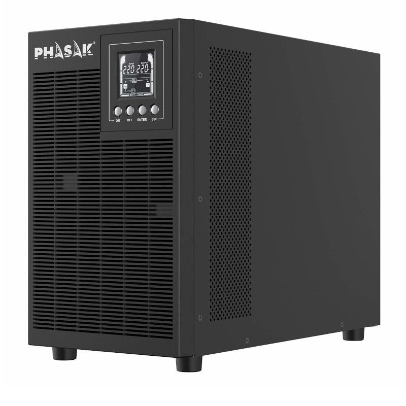 SAI Online PHASAK PH 9230 - 2700W · 4xSchuko · Negro