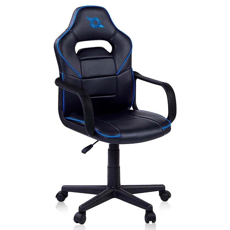 Silla Gaming POWERGAMING Akiba - Diseño Ergonómico · Negro/Azul