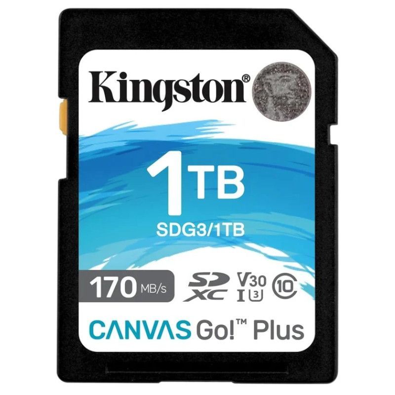 Tarjeta de Memoria KINGSTONN Canvas Go Plu SDG3/1TB - 1TB · Clase 10