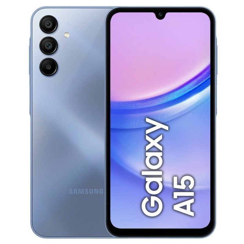 Smartphone SAMSUNG Galaxy A15 SM-A155FZBDEUB - Octa-Core · 6.3" FHD+ · 4GB · 128GB · Android · Azul
