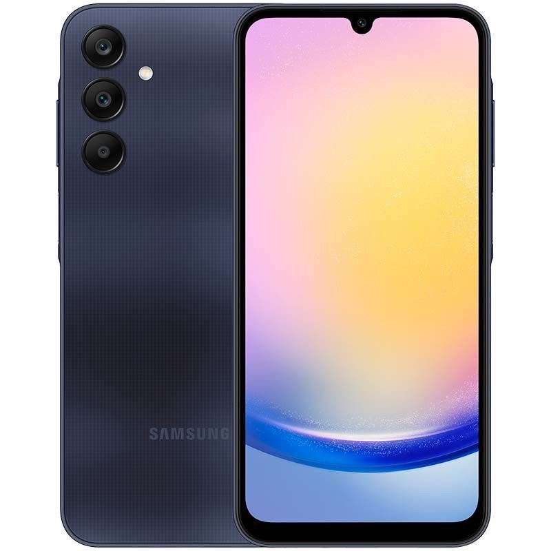 Smartphone SAMSUNG Galaxy A25 SM-A256BZKHEUB - 5G · Exynos 1280 · 6.5" FHD+ · 8GB · 256GB · Android · Negro