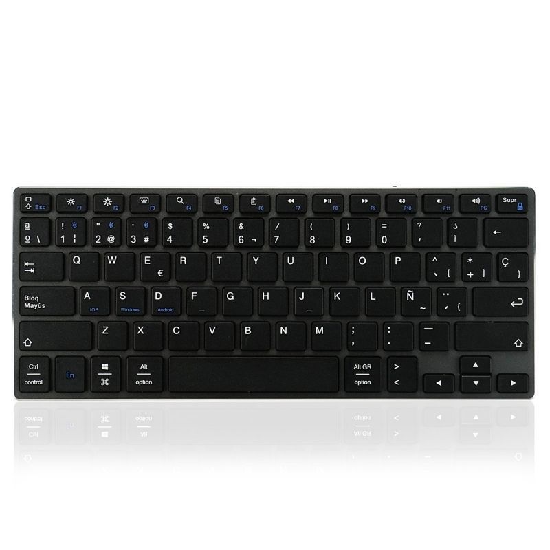 Teclado Bluetooth SUBBLIM Advance Compact SUB-KB-3ADC201 - BT 3.0 · Multidispositivo · Negro