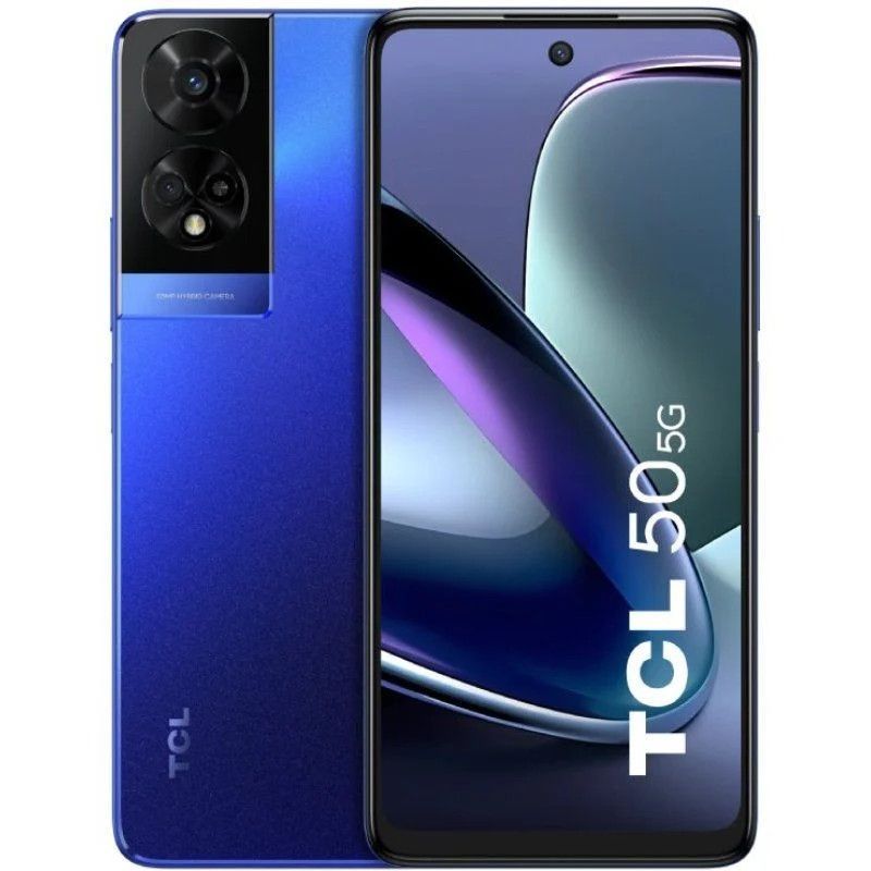 Smartphone TCL 50 - NFC · 5G · Dimensity 6100+ · 6.56" · 4GB · 128GB · Android · Azul