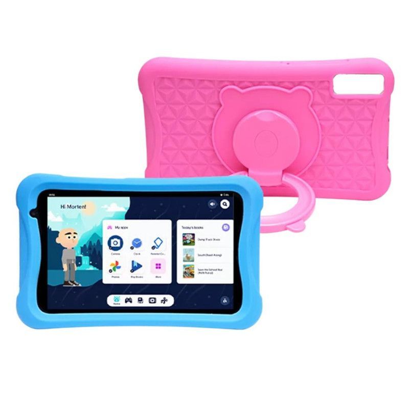 Tablet DENVER TIO-80105KBLUEPINK - Octa Core · 8" · 4GB · 64GB · Android 13 · Fundas Rosa y Azul